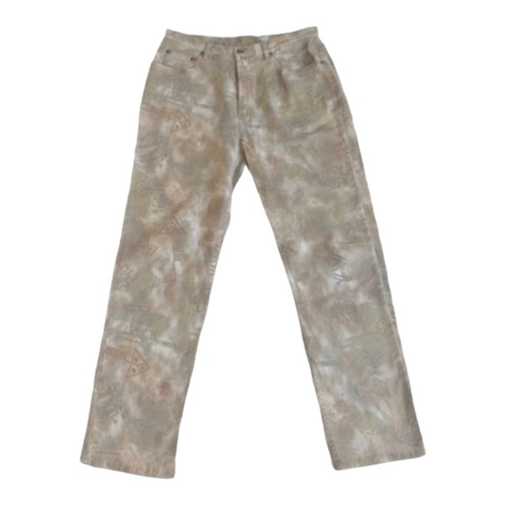 Chico’s Women’s Tan/Beige Pattern Pants EUC